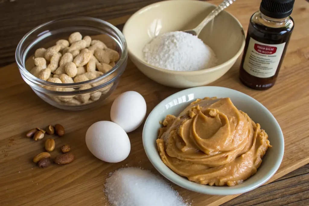 4 Ingredient Peanut Cookies