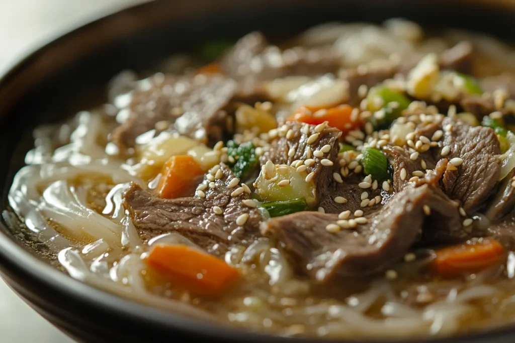 Beef and Rice Noodles