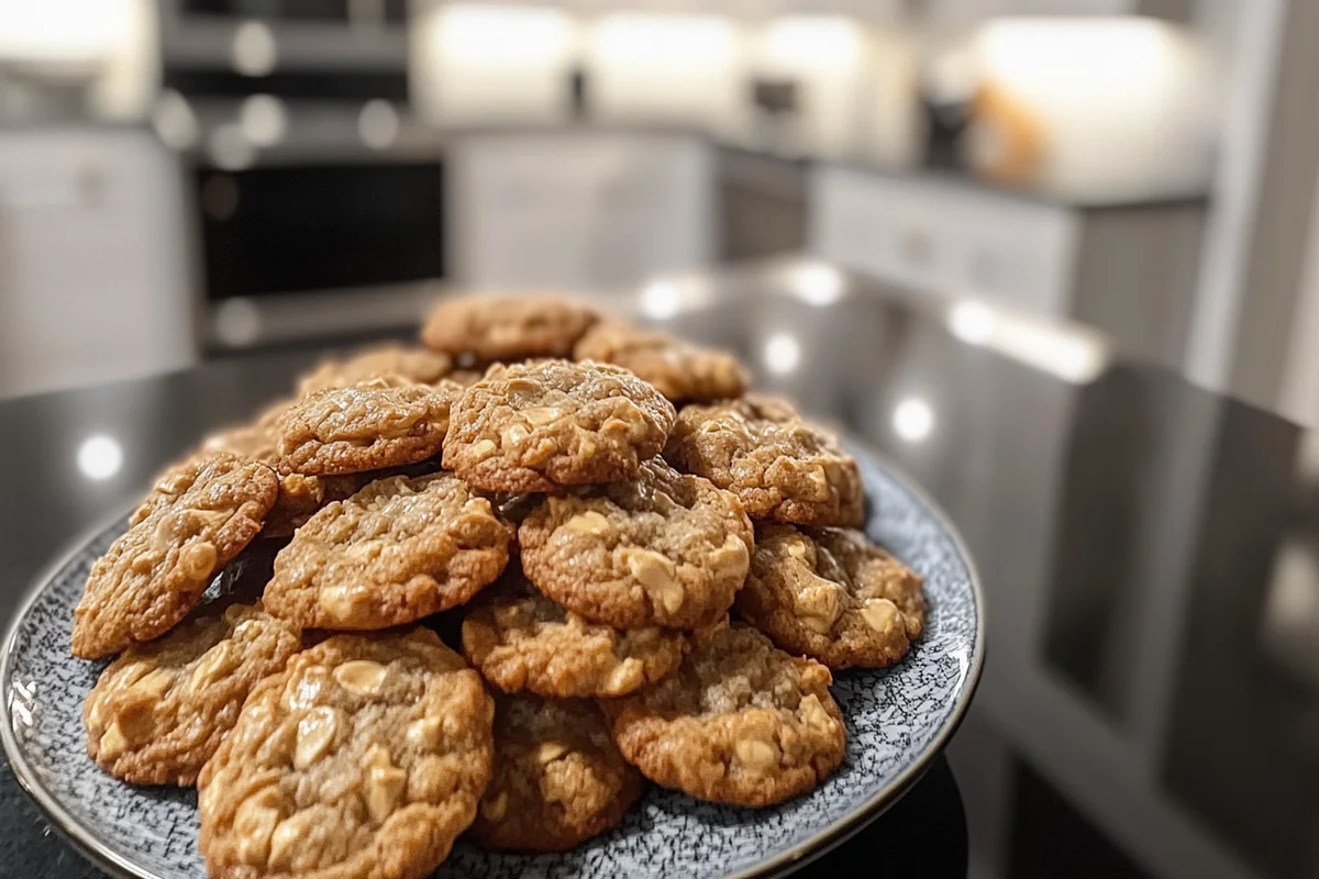 no bake cookies without peanut butter on a cooling rack