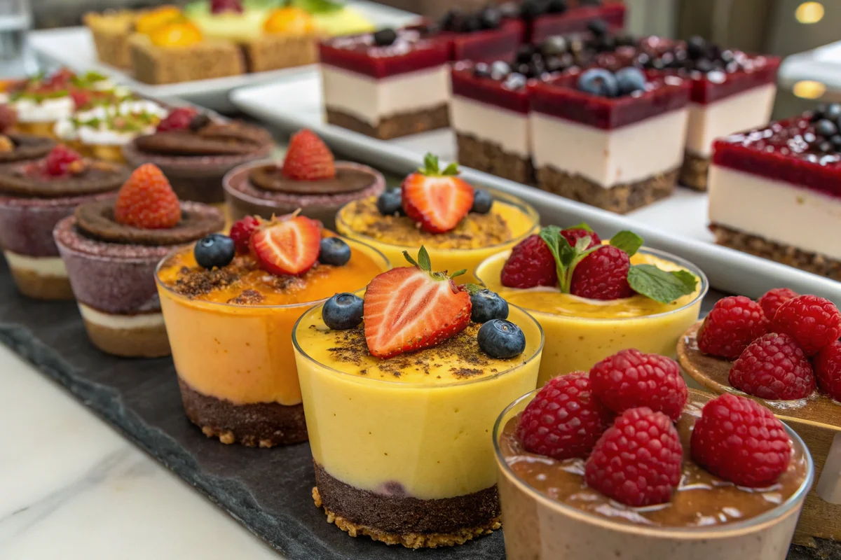 Amazing display of protein dessert recipes