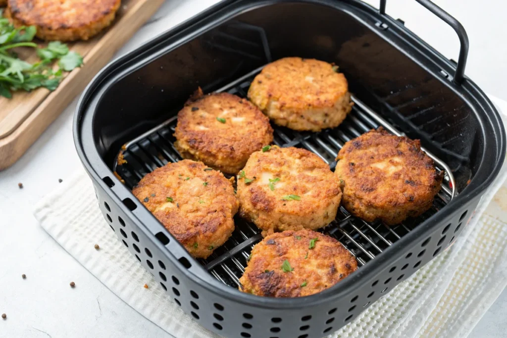 Air Fried Salmon Patties