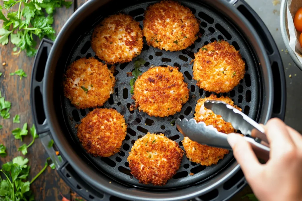 Air Fried Salmon Patties