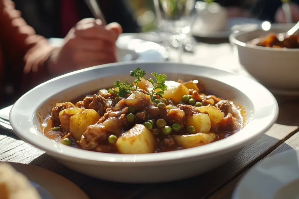 Greek Pea and Potato Stew