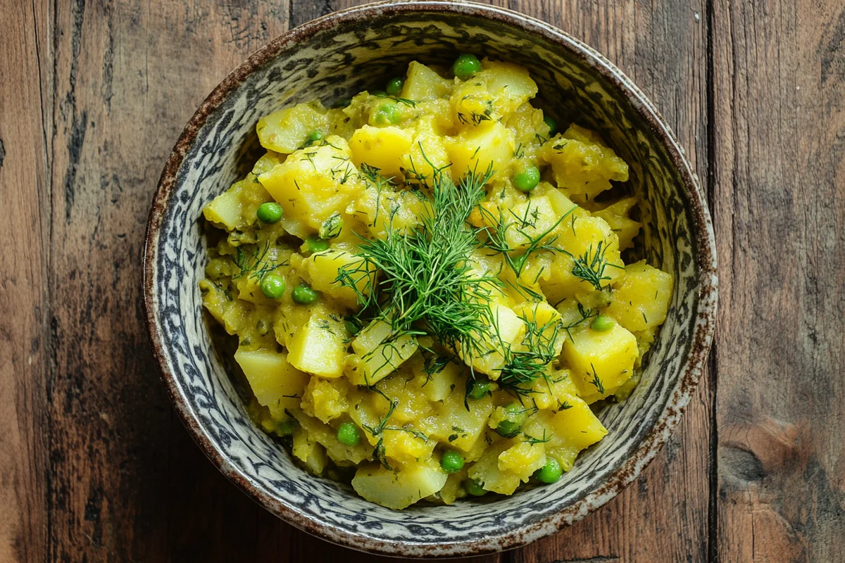Hearty Arakas Latheros Pea and Potato Stew