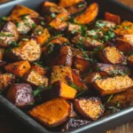 Naturally roasted sweet potatoes and carrots