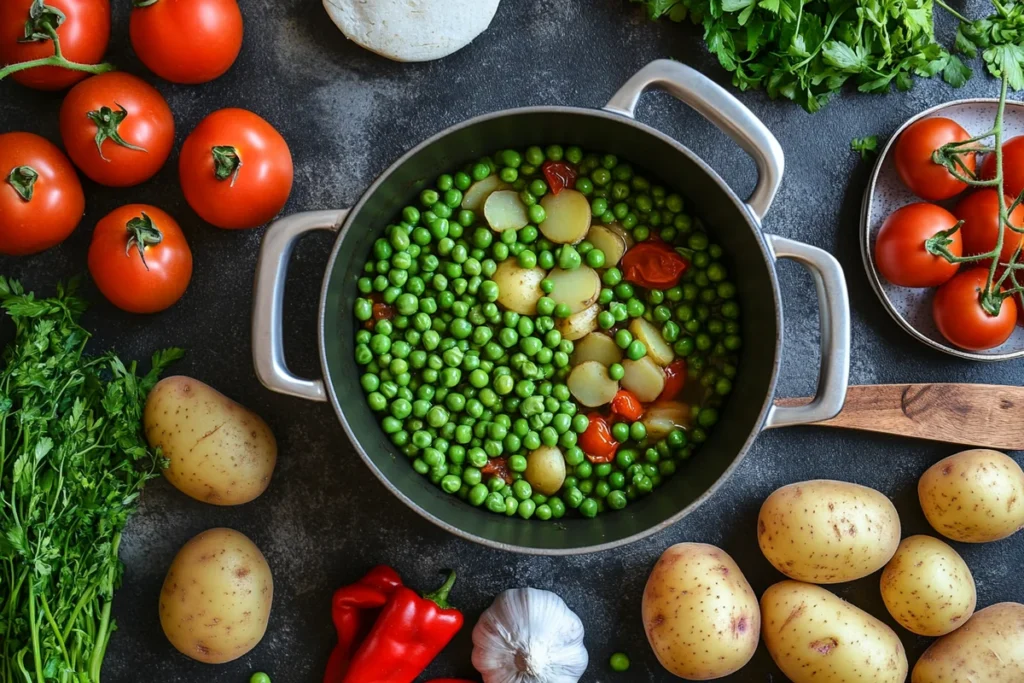Greek Pea and Potato Stew